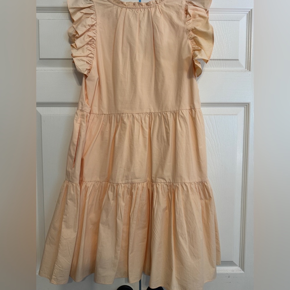 Peach Ruffled Dress - Picture 4 of 4